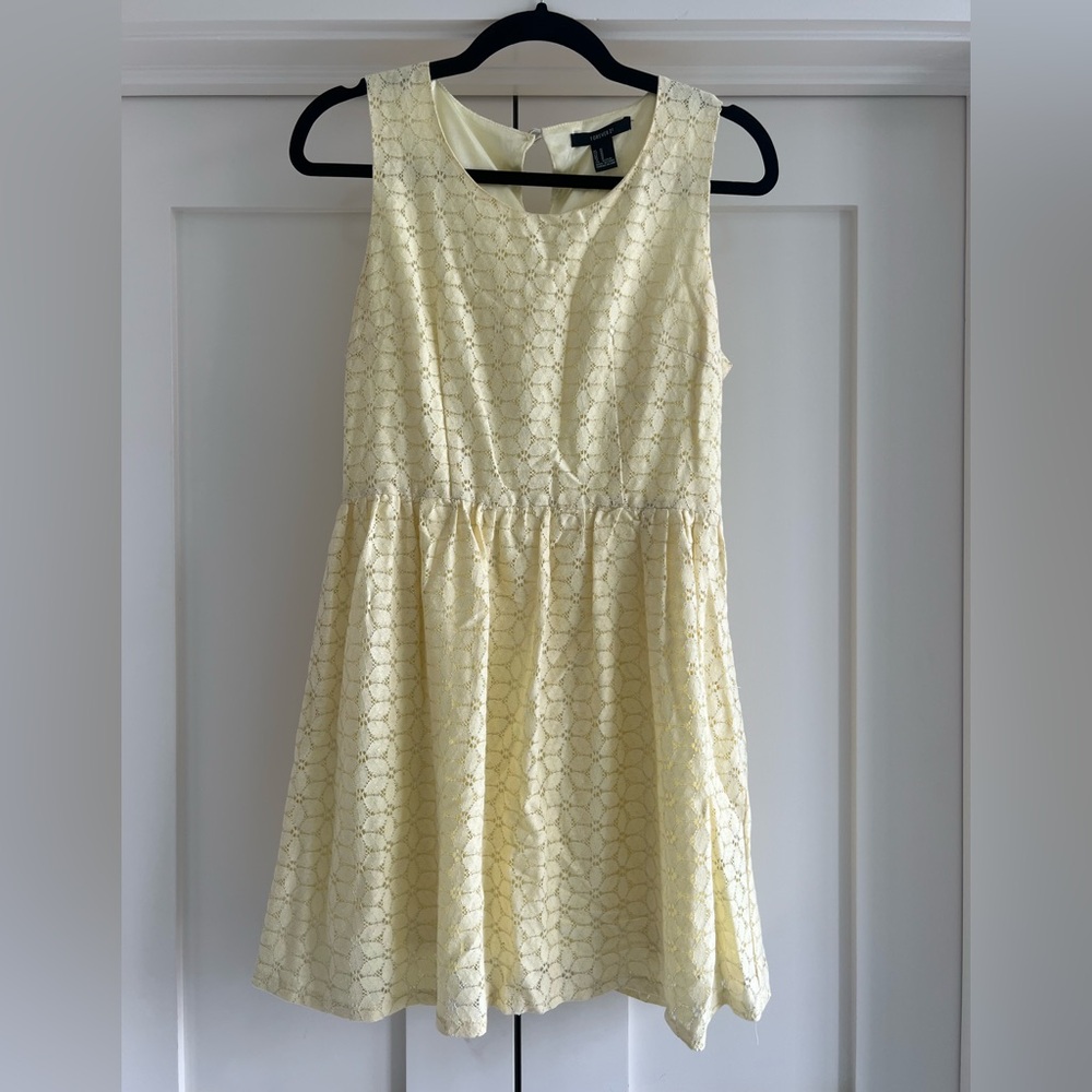 Forever 21 Yellow Mini Dress